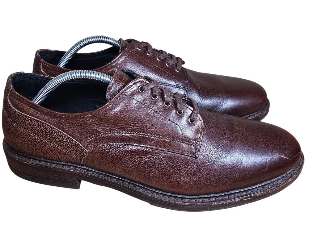Allen Edmonds Mens Cyrus Derby Leather Oxford Loafer Dress Brown 2759 Size 11 D